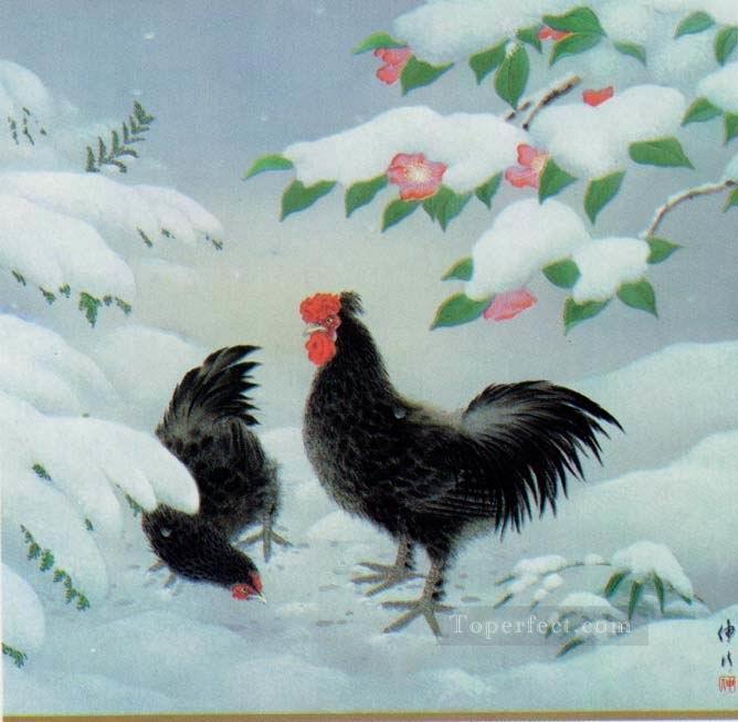 amb0011D11 animal fowl Oil Paintings
